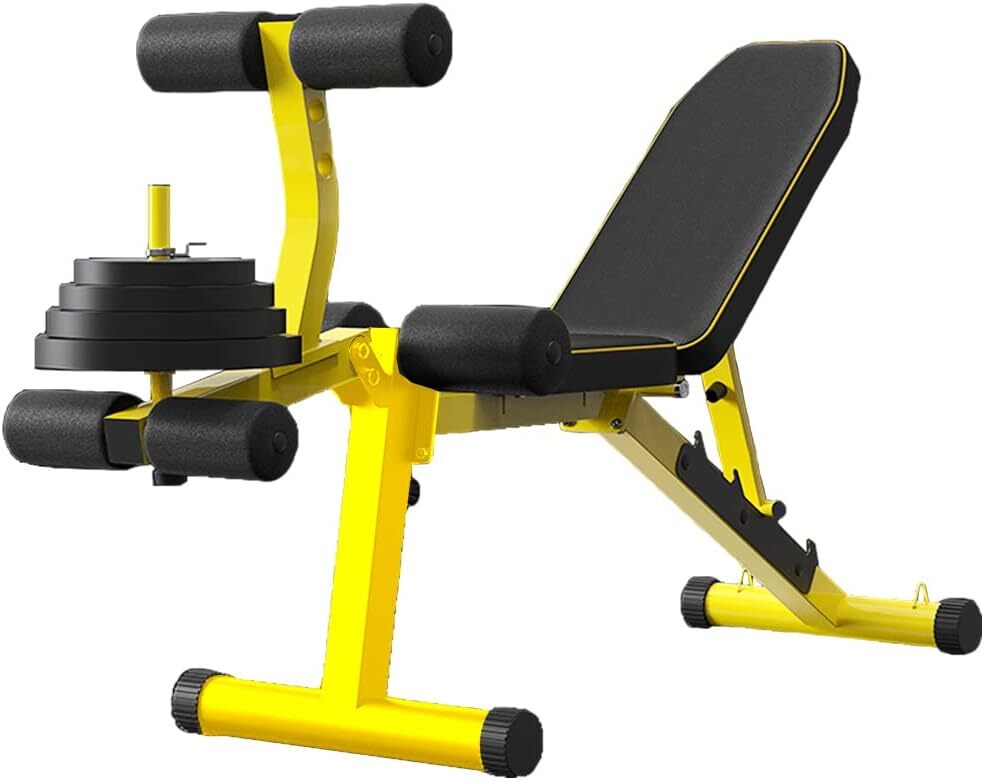 Utility Weight Bench with Leg Extension Multi Position Adjustable Bench