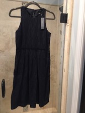 Nwt Ann Taylor  dress, size 0P, New with Tags!!!! Navy Blue Eyelet Lace $154