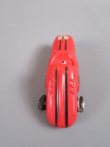B228 Vintage 1960 Gégé France Cooper Junior #7 F1 Red Slot Car - Picture 8 of 8