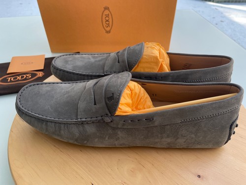 Tod's Men's NEW Mocassino City Gommino XXM0LR0001RE0B408 Suede Loafer Shoe 6.5 - Picture 2 of 8