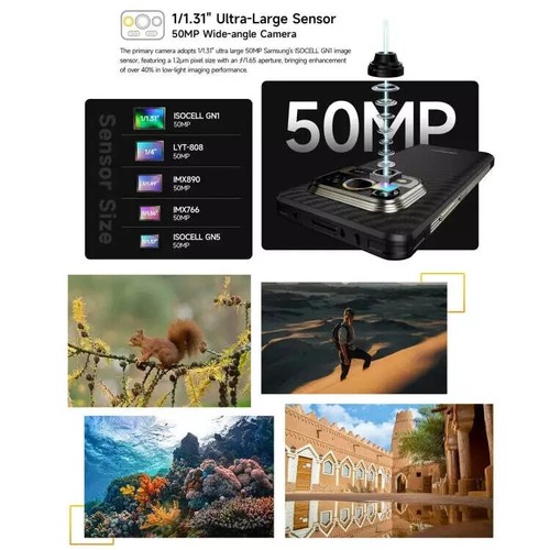 Ulefone Armor 25T Thermal Imagen infrared camera 12GB +256GB ROM NFC 33W NFC - Picture 10 of 21