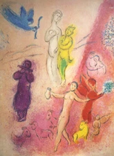MARC CHAGALL  DAPHNIS & CHLOE- THE TALE OF SYRINX- VINTAGE 1977 -AUTHORIZED ED.