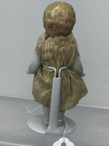 4.25” Antique German All Bisque Doll Frozen Charlotte Molded Shoes Socks #X - Picture 21 of 21