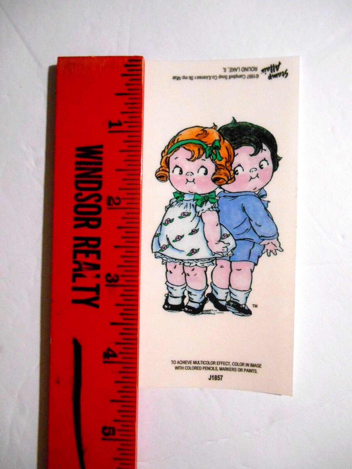 CAMPBELL KIDS Soup Stickers Vintage 1997  New Old Stock - Collectable Lot of 5