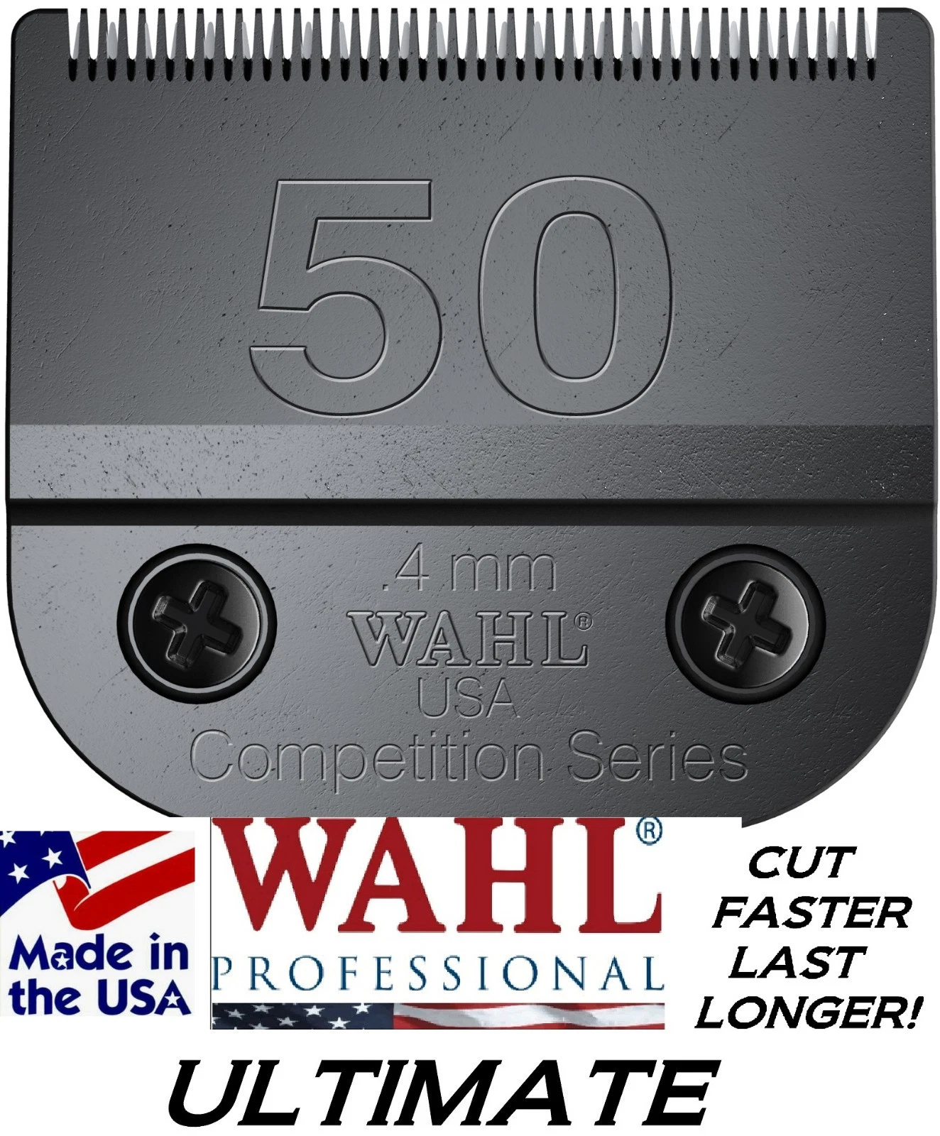 WAHL ULTIMATE COMPETITION Pet Grooming #50 BLADE*Fit Many Oster,Andis Clippers