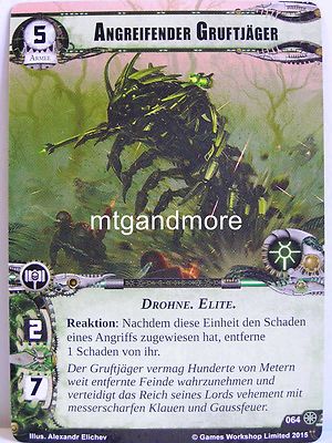 Warhammer 40000 Conquest LCG - 1x #064 Angreifender Gruftjäger - Zerfetzen und