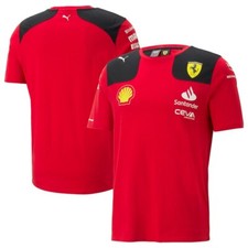 Scuderia Ferrari F1 Men's 2023 T-Shirt- Replica Red XL New