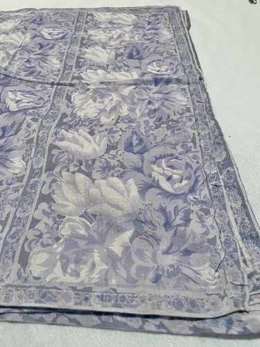 April Cornell Set Of 4 Cotton Napkins Sheer French Blue Lavender Floral - Picture 2 of 7