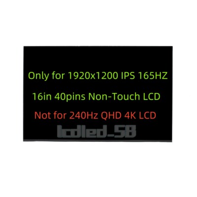 165Hz 16.0'' FHD+ LCD Screen ASUS TUF Gaming A16 advantage edition FA617NS FA617N