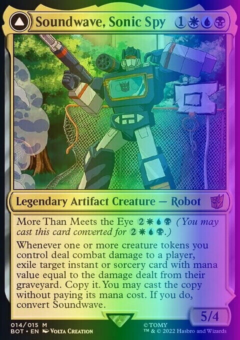 MTG Magic the Gathering Soundwave, Sonic Spy (14/60 MTG Magic the Gathering Soundwave, Sonic Spy (14/60