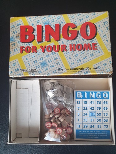 Bingo Vintage Spiel von Spears komplett