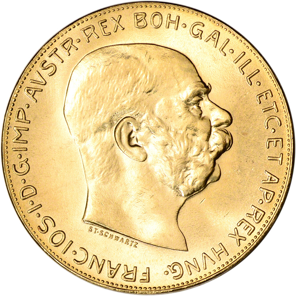 Austria Gold 100 Coronas (.9802 oz) - BU - Random Date