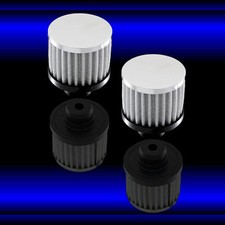 Valve Cover Breathers 3 Inch Filter Style Fit Olds 330 350 455 Chrome Set Of Two
