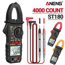 Digital Multimeter Tester AC DC Voltage RMS Amp Clamp Meter Auto Range Handheld
