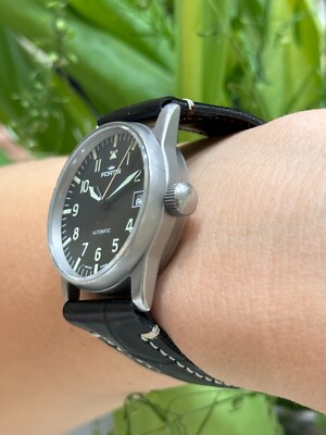 Fortis Flieger Pilot Watch Automatic Mens 34mm Swiss Made 620.10
