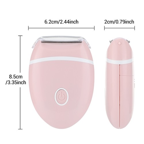Portable Electric Shaver For Women Painless Bikini Razor Lady Hair Remover - Picture 7 of 14