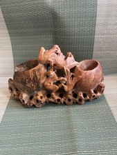Chinese Soapstone Drip Tray / Brush Pots