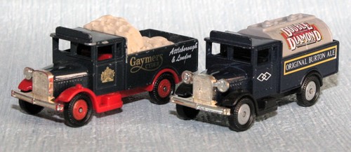 CAMIONES CORGI MORRIS DOBLE DIAMANTE Y GAYMERS CYDER SIN CAJA - Imagen 2 de 8