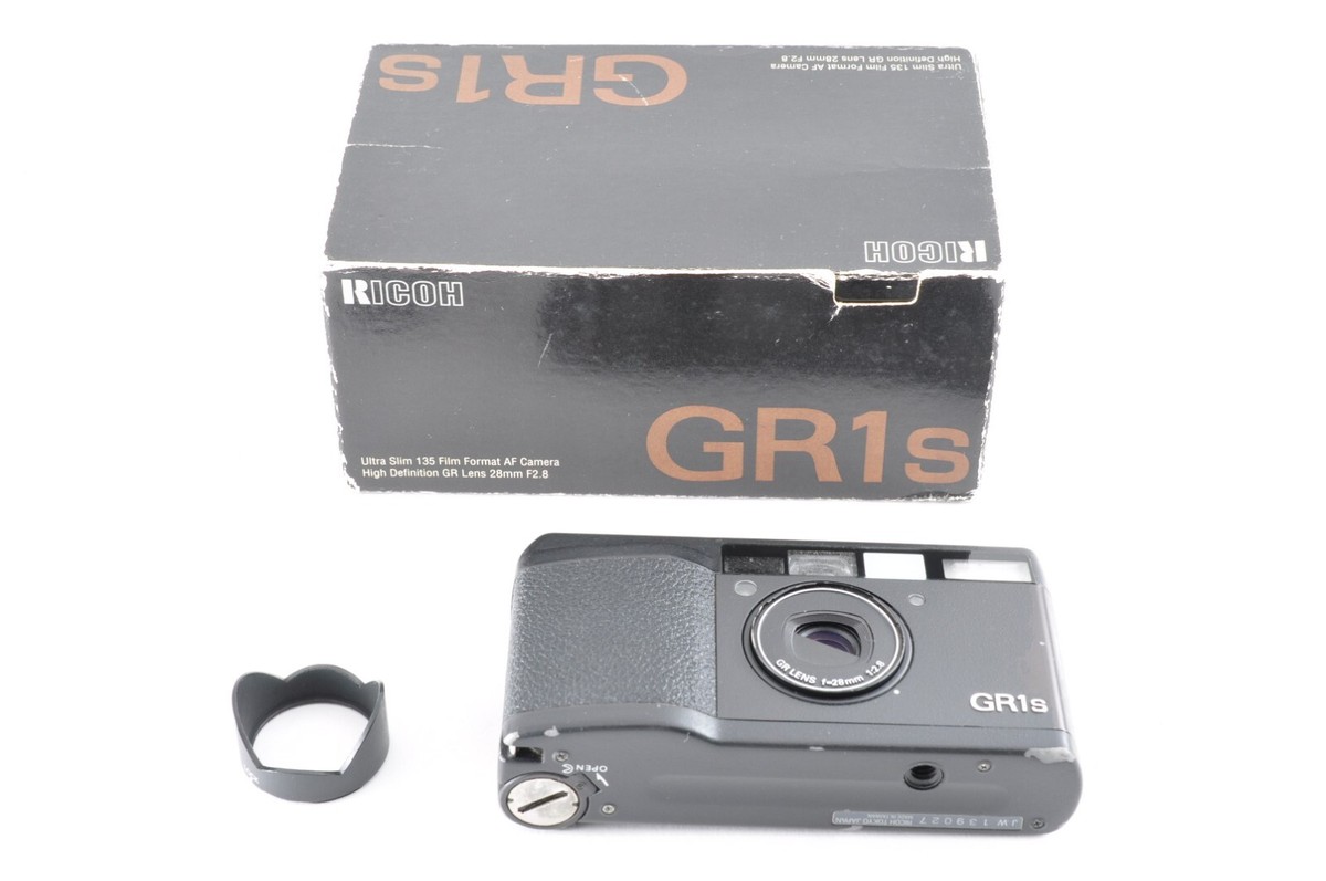 p*p様 【完動品】RICOH GR1s （フィルムセット） Exc+4] LCD Works Ricoh GR1 Point & Shoot 35mm Film Camera Black