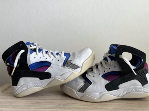 Nike Air Flight Huarache OG Varsity Purple Blue FD0183-101 Mens 8.5 Used