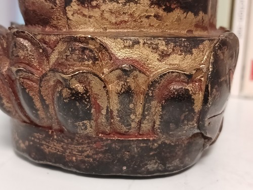 China Antike Bronze Buddha Statue 地藏菩薩 佛陀 骨董物 Größe (18cm, 1005g) - Bild 16 von 23