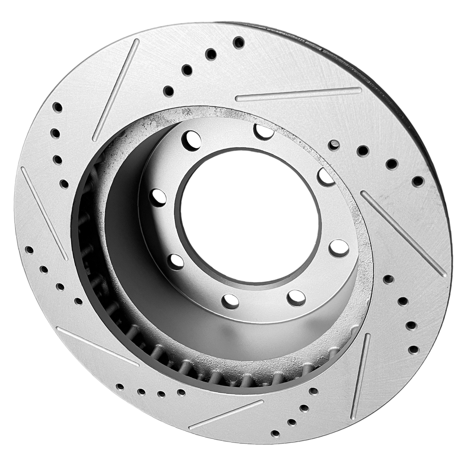 4WD Front & Rear Brake Rotors +CARBON FIBER Ceramic Pads for Ford F250