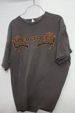 REALTREE shirt HORNS XL pre owned EXTRA LARGE horns SHORT SLEEVE