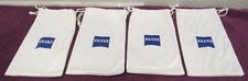 Lot of 4 Zeiss Brand Sunglasses Sun Glasses Soft Sleeve Pouches