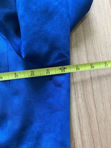 Evan-picone Size 18W Blue Suede Pockets Polyester Blazer Women’s - Picture 11 of 14