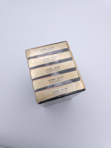 Brand New & Sealed TDK SA90 High Bias Cassettes, 5-Pack Ultimate Performance - Picture 6 of 6