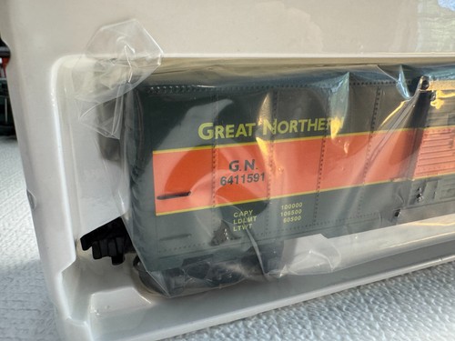 🚂 O- K-LINE- TWO- GREAT NORTHERN BOXCARS 💥 L1046 - Picture 2 of 10