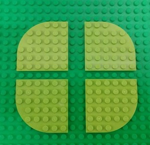 round lego base plate