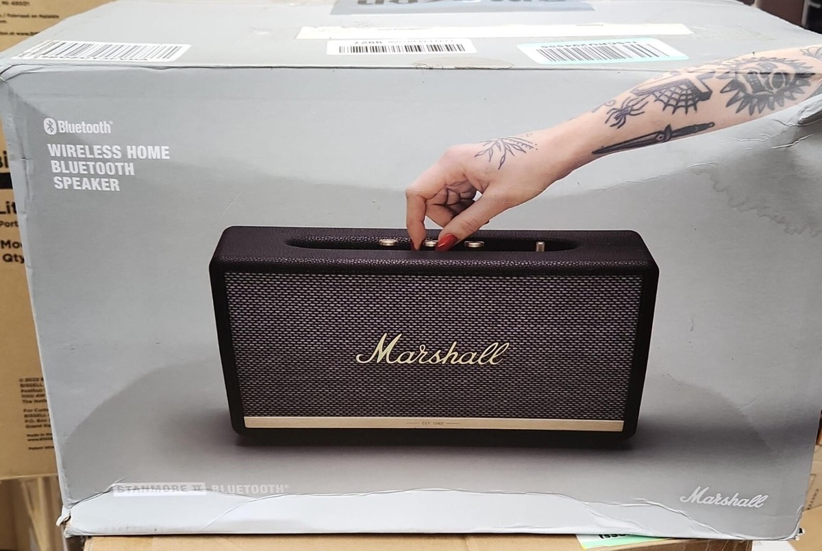 Marshall Stanmore II Wireless Bluetooth Speaker - Black Open Marshall Stanmore II Wireless Bluetooth Speaker - Black Open