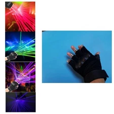RGB Red/Green/Blue/Purple Laser Gloves Stage Lights For DJ Disco Party Club Bar