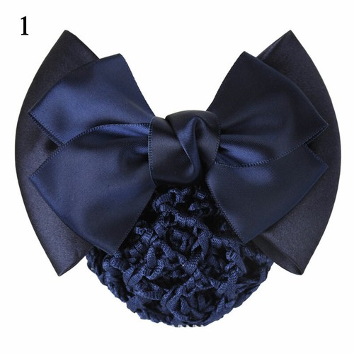 Satin Schleife Haarspange Damen Haar Netz Braten Clips Abdeckung Schal Zubehör K - Bild 12 von 52