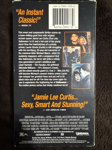 Halloween H2O VHS Tape - Picture 2 of 10