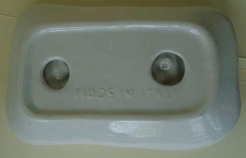 Vintage Ceramic Advertising Milk Brandy Cow Ceramic Wall Sign Dish tray flawless - Picture 5 of 12