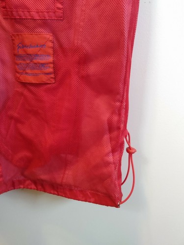 FUBU 2XL Red Windbreaker Jacket Lined Oversized Coat Vented 90s Original VTG - Picture 15 of 17