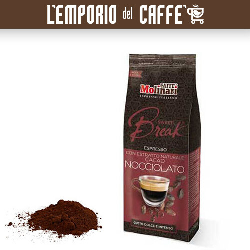 Caffe molinari Ground Moka flavoured Cocoa Hazelnut and Chocolate 500 Gr. |  eBay