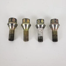 BMW Wheel Lug Nuts Bolt M12x1.5 Zinc x4