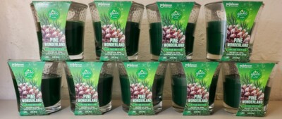 9 Glade Jar Candles Limited Edition Pine Wonderland Juniper 3.4oz Each
