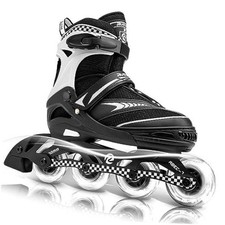 Adjustable Inline Skates for Boys and Girls with Full Light Up Wheels,