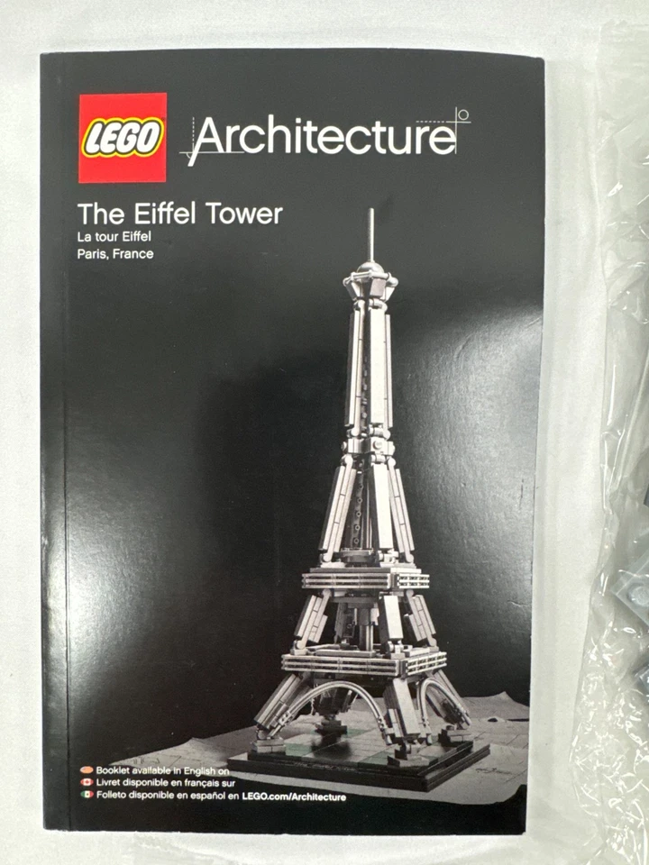 Lego 21019 Architecture The Eiffel Tower New In Sealed Bags With Instructions - Image 2 of 4