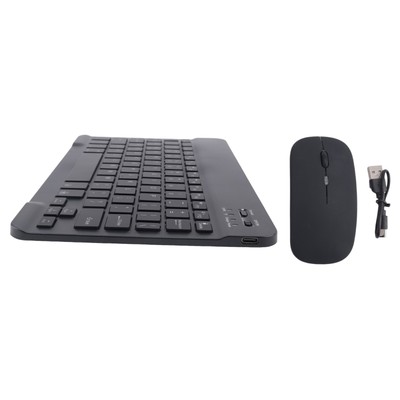 Combo Tastiera e Mouse Wireless, 2,4 GHz 68 Tasti Tastiera Wireless Colorata retrò con Simpatici Copritasti Rotondi, per 10/11, per 8, per 7, per Laptop OS X, Desktop, (Tema viola