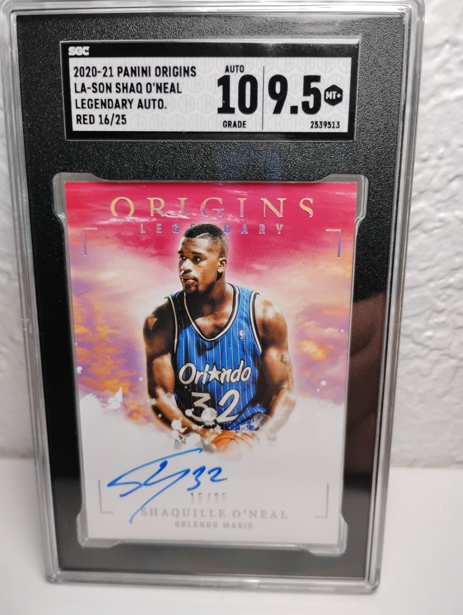 【完美品】2020 auto Shaquille O'Neal 25シリアル 2020-21 Panini Origins - Legendary Autographs Shaquille O'Neal #LA