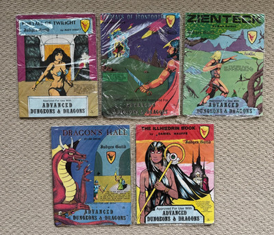 Lot of 5 Original Judges Guild 1980s AD&D Dungeons & Dragons Adventures SEALED