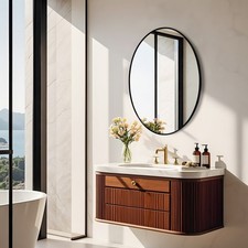 Bathroom Vanity Mirror Oval Mirror for Bedroom Living Room Entryway Over Sink