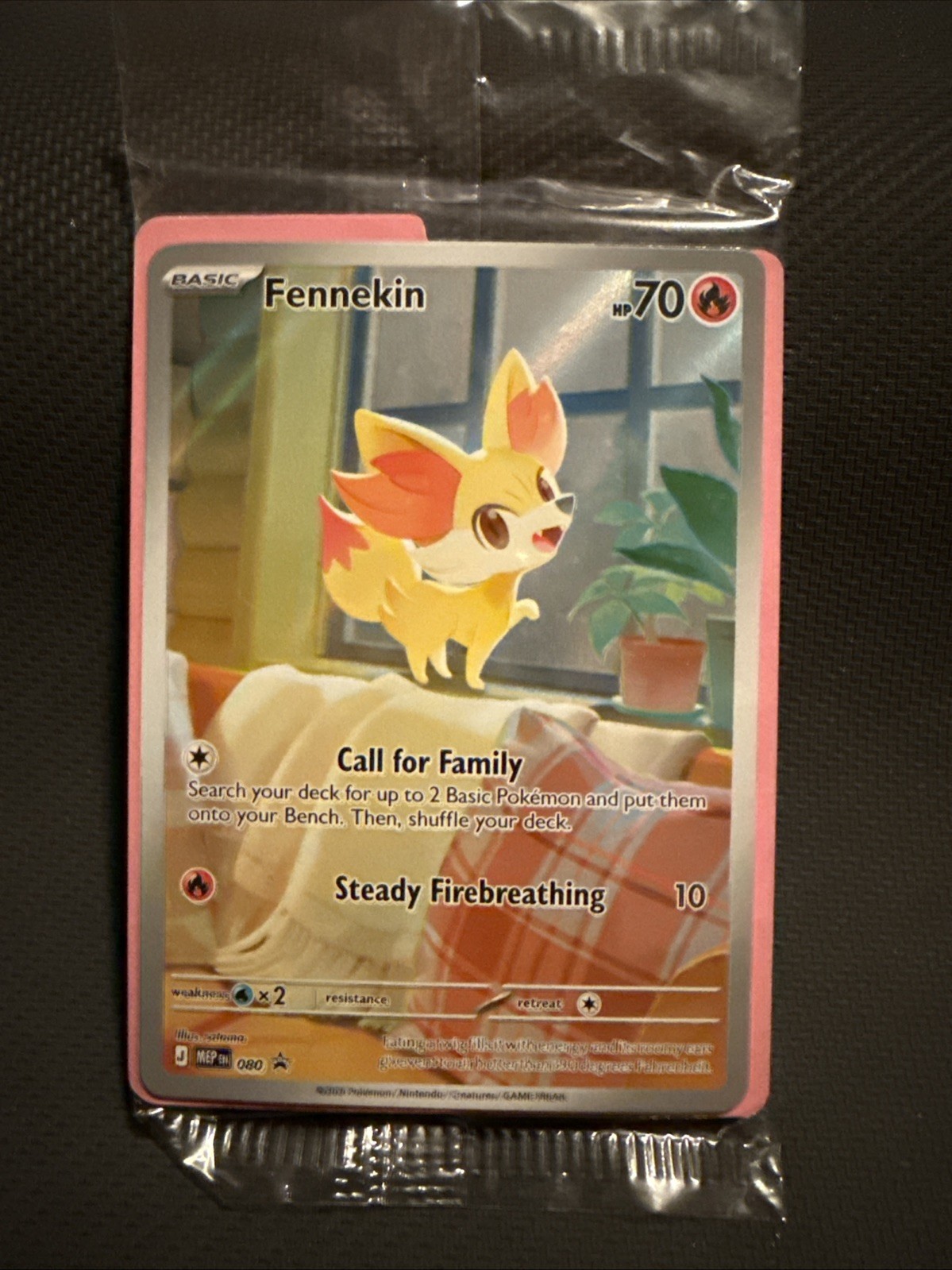 Fennekin 080 (Sealed) Promo -  Holo MEP Chaos Rising Pokemon Card