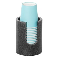 Cup Dispenser for 3oz Dixie Cups - Gray Resin Holder, Stylish  Durable Organize