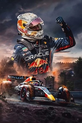 F1 Racing Poster Print Wall Art Formula 1